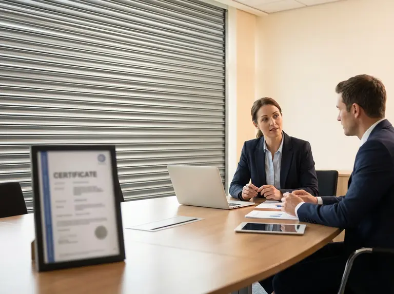 Сертификат на рольставни